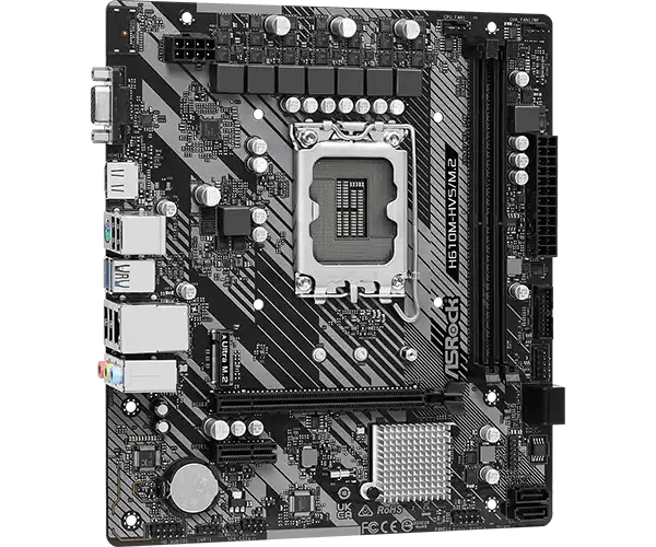 ASRock H610M - HVS/M.2 R2.0 motherboard | 90 - MXBJJ0 - A0UAYZ - Vektra Computers LLC ASRock H610M - HVS/M.2 R2.0 motherboard | 90 - MXBJJ0 - A0UAYZ - Vektra Computers LLC